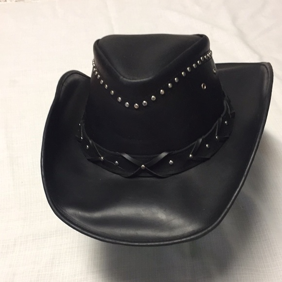 Bullhide Other - Men’s or women’s leather western hat with studs.